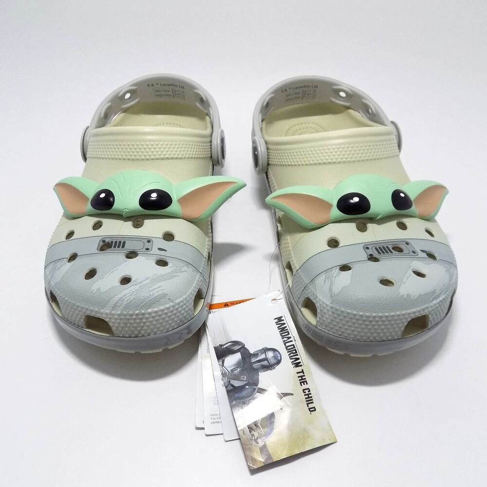 Crocs Grogu Special Edtion Star Wars Clogs- Size Men's 4 or Women's 6- New